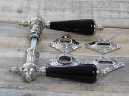 Deur Set voor antieke deuren, nikkel keramiek deurknoppen retro design, antiek