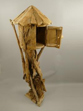 Vogelhäuschen, Teakholz