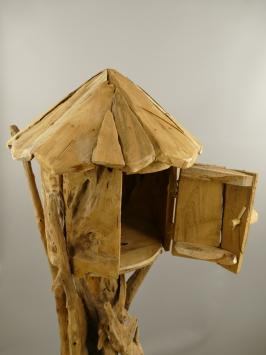Vogelhäuschen, Teakholz