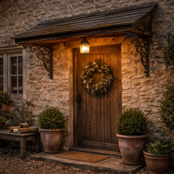 Winkelhalterungssatz aus Gusseisen