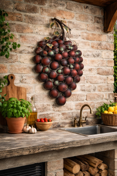 Eine wunderschöne, große Weintraube,Traube