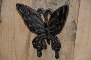 Schmetterling S Gusseisen, Wand Schmetterling, super schön!