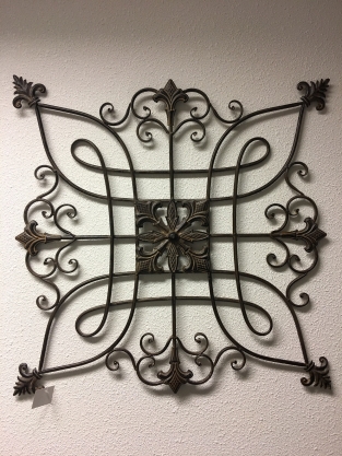 Decoratief Wandornament - Metaal - Bruin