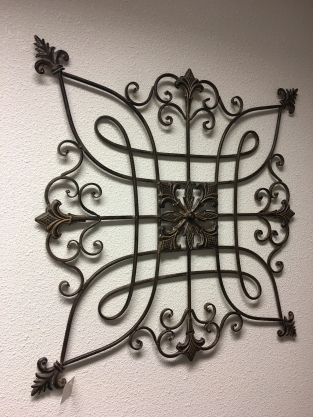 Decoratief Wandornament - Metaal - Bruin