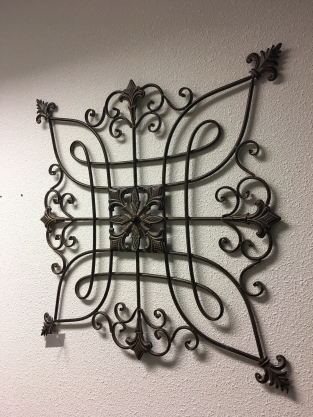 Decoratief Wandornament - Metaal - Bruin