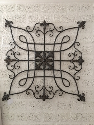 Decoratief Wandornament - Metaal - Bruin