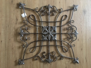 Decoratief Wandornament - Metaal - Bruin
