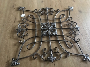 Decoratief Wandornament - Metaal - Bruin
