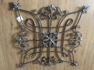 Decoratief Wandornament - Metaal - Bruin