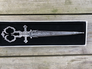 Prachtige schaar-scissor dagger, renaissance schaar, echt fantastisch ontwerp!!