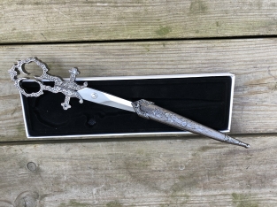 Prachtige schaar-scissor dagger, renaissance schaar, echt fantastisch ontwerp!!
