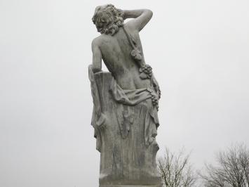 Tuinbeeld Dionysos/Bacchus - 140 cm - Steen