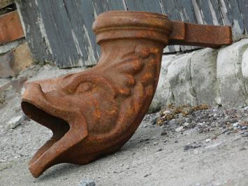 Downspout Outlet – Cast Iron – Fish-Shaped – Gargoyle-style Gutter Outlet