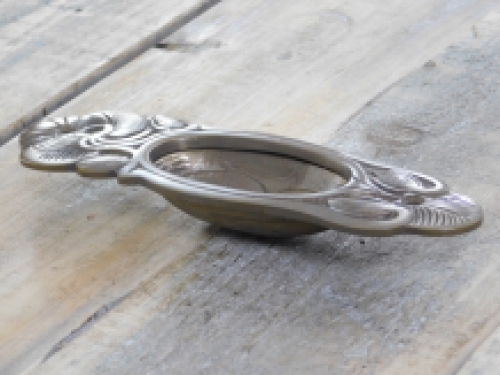 Handvat - gepatineerd messing - voor schuifdeuren