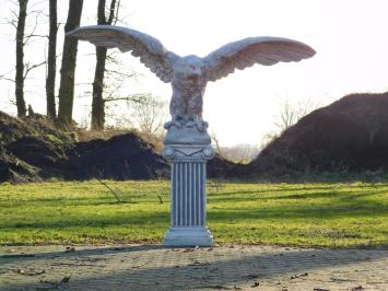 Adler XXL auf Sockel - 160 cm - Massivstein