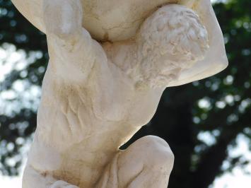 Beeld van Atlas - 70 cm - Vintage look - Polystone