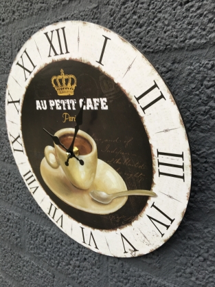 Klok 'koffie', keukenklok / keukendecoratie