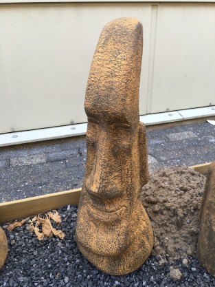 MOAI, große Steinstatue, Osterinseln!