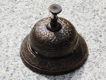 Elegante Tischklingel – Ø 11 cm – Gusseisen - Hotelklingel