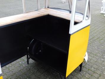 Foodtruck antiek, busje als bar, metaal en hout, exclusief!