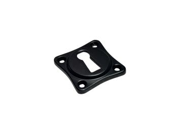 BB rozet voor sloten - zwart ijzeren kamerslot plaat 