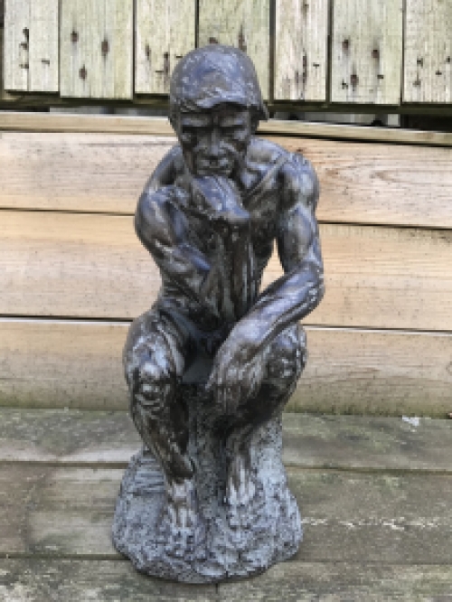 Schöne Statue des Denkers ''THE THINKER'', Statue aus Polystone