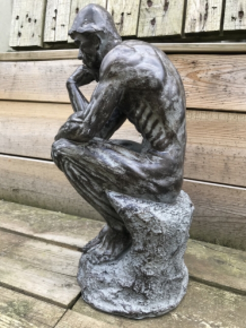 Schöne Statue des Denkers ''THE THINKER'', Statue aus Polystone