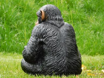 Statue Affe - 37 cm - Polystone