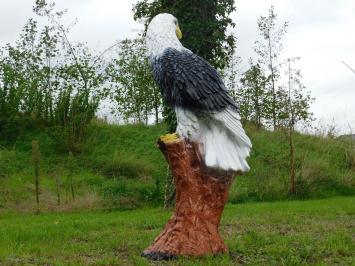 Beeld Adelaar op Stam XL - 102 cm - Polystone