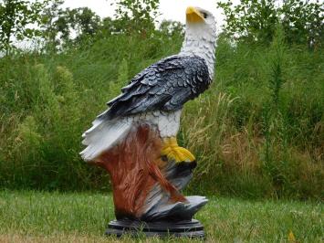 Adelaar XL – 65 cm – Schwarz-Weiß – Polystone