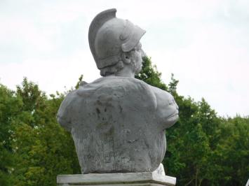Büste des Ares (Mars) – 85 cm – Römischer Kriegsgott – Vintage-Skulptur