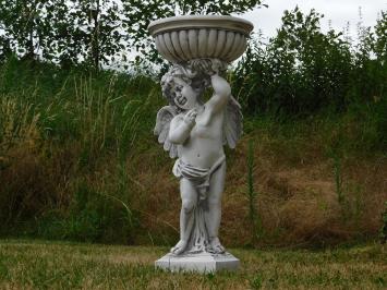 Engel mit Vase – 85 x 40 cm – Polystone