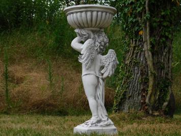 Engel mit Vase – 85 x 40 cm – Polystone