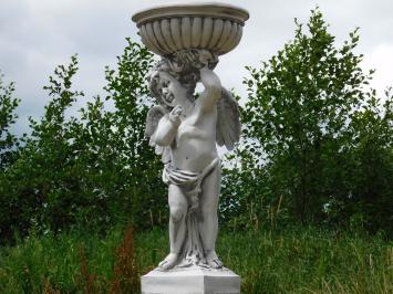 Engel mit Vase – 85 x 40 cm – Polystone