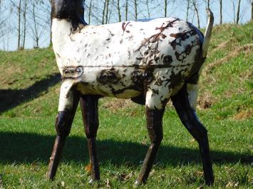 Ziegenstatue – 107 x 80 cm – Handgefertigt aus Metall