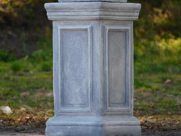 Statue des Heiligen Herzens Jesu auf Sockel – 127 cm – Klassisches Steinset
