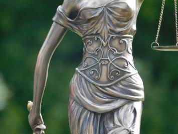 Letzte: Statue Justitia – 46 cm – Polystone in Bronze