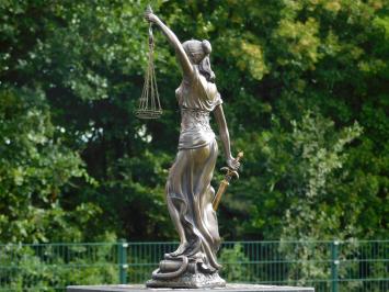 Letzte: Statue Justitia – 46 cm – Polystone in Bronze