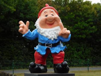 Eenmalig: Beeld Kabouter Blauw - 57 cm - Polystone