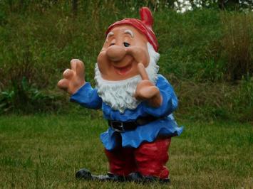 Eenmalig: Beeld Kabouter Blauw - 57 cm - Polystone