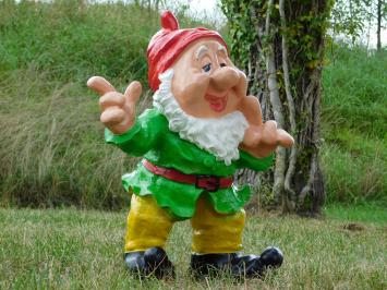 Eenmalig: Beeld Kabouter Groen - 57 cm - Polystone