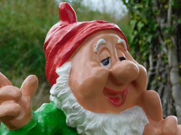 Eenmalig: Beeld Kabouter Groen - 57 cm - Polystone