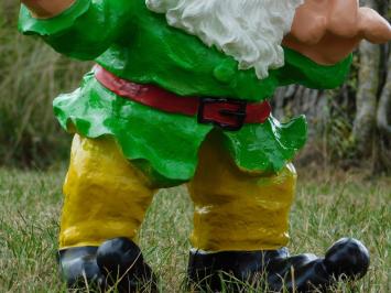 Eenmalig: Beeld Kabouter Groen - 57 cm - Polystone