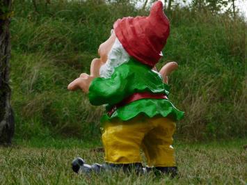 Eenmalig: Beeld Kabouter Groen - 57 cm - Polystone