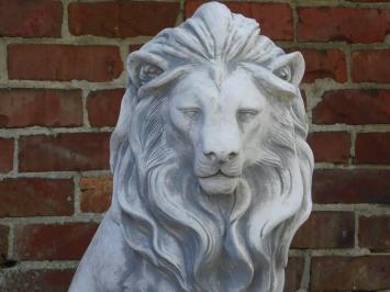 Löwenstatue – 60 cm – Massiver Stein