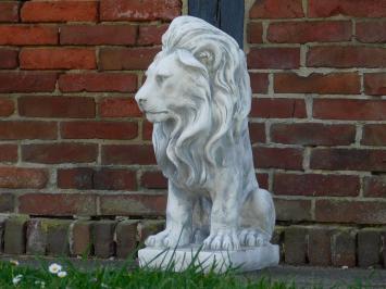 Löwenstatue – 60 cm – Massiver Stein