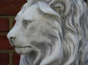 Löwenstatue – 60 cm – Massiver Stein