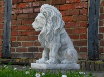 Löwenstatue – 60 cm – Massiver Stein