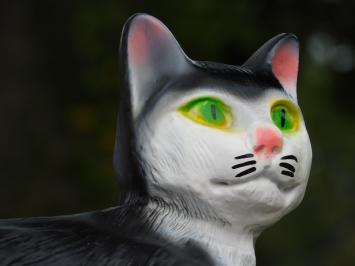 Statue „Liegende Katze“ – 33 cm – Polystone