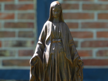 Marienstatue – 93 cm – Steinoxid